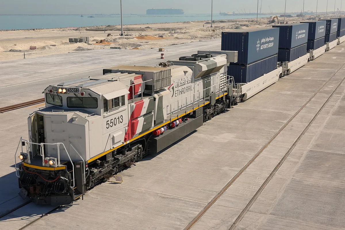Etihad Rail, AD Ports Group launch Fujairah–ICAD freight service