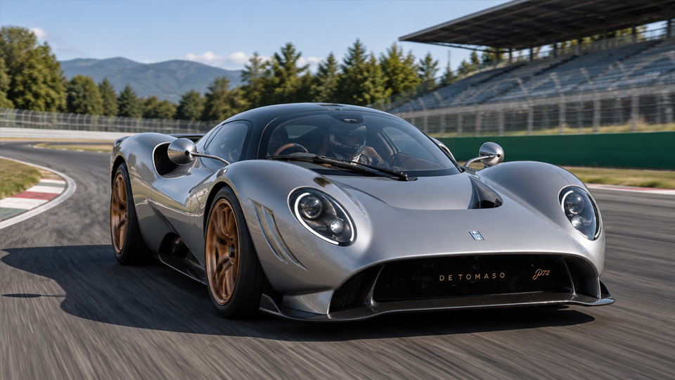 De Tomaso prototype unleashes glorious V12 noise