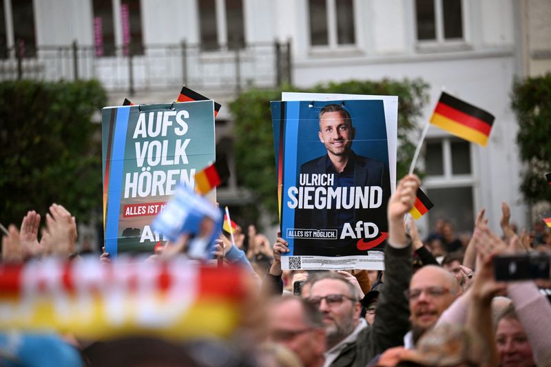 Germany's far-right AfD leads race in north-east state, exit poll shows