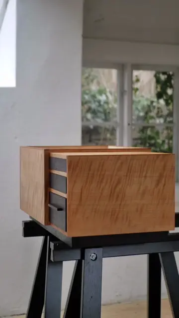 Modern secret box with hidden drawers and clever storage