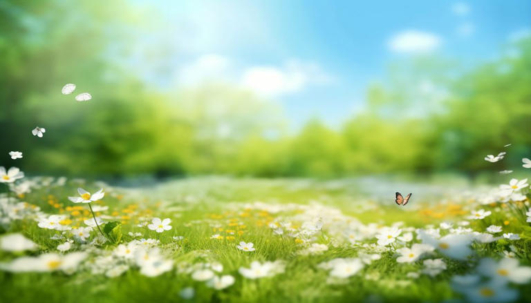 O equinócio marca o início da primavera.