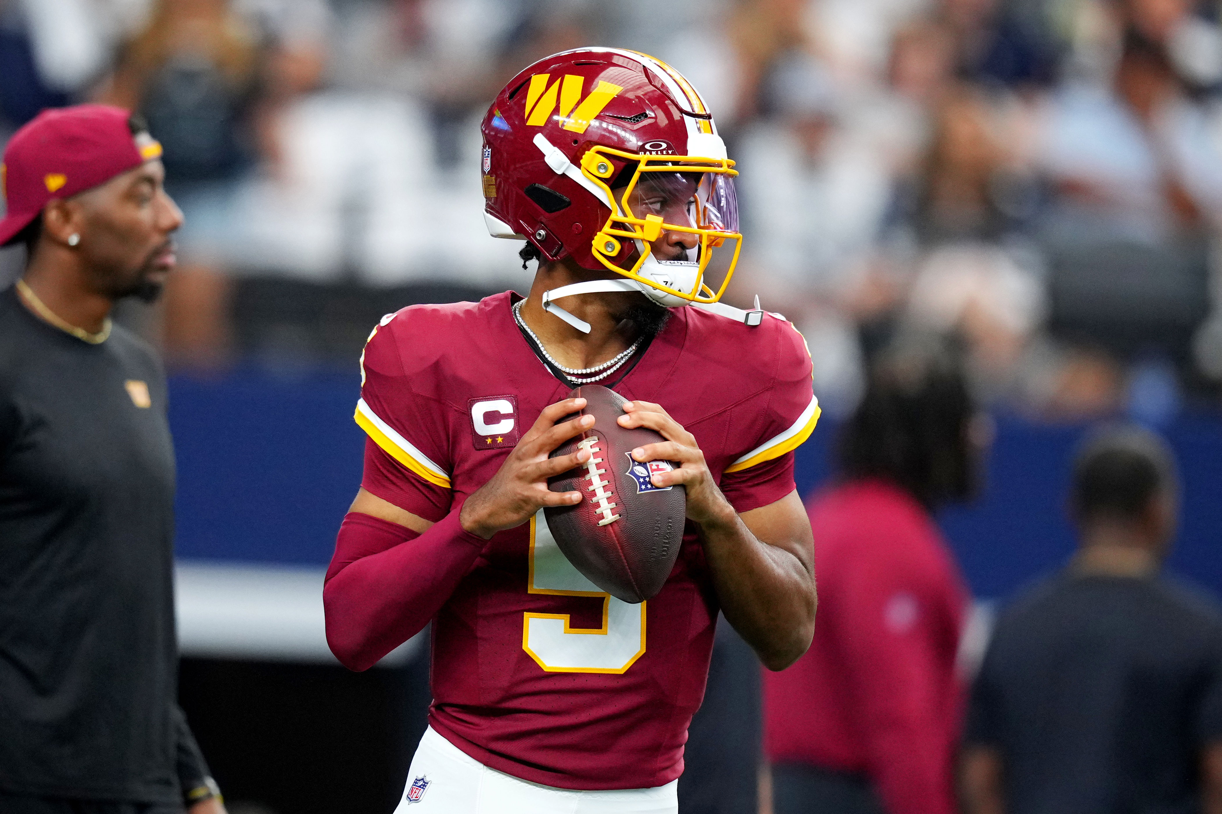 NFL Week 2: Jayden Daniels exits with gruesome-looking elbow injury ...