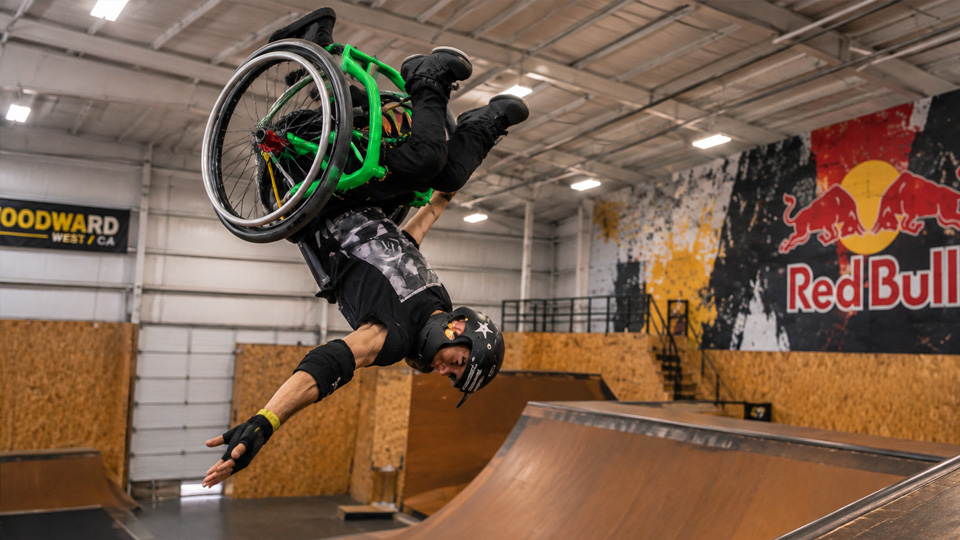 Wheelchair freestyle takes tricks to another level