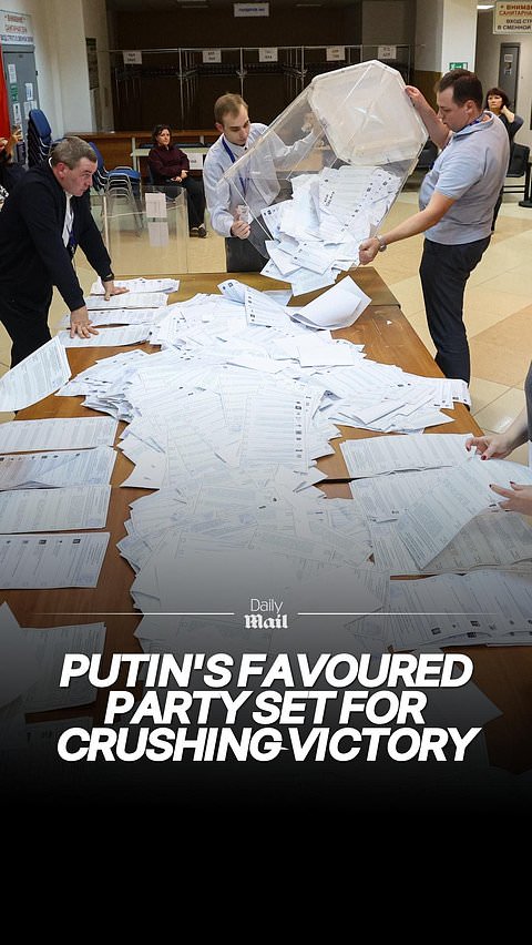 Putin's favoured party is predicted a crushing victory in vote