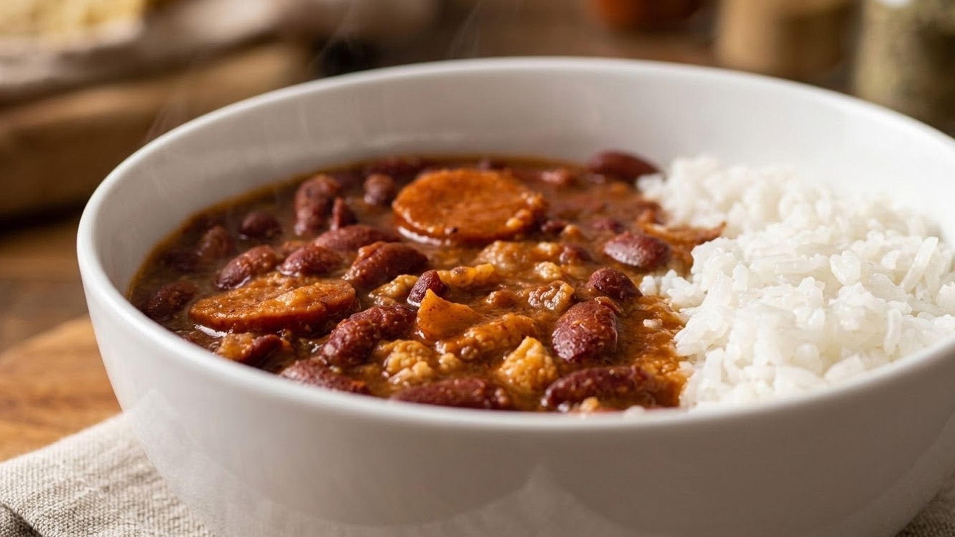 Red Beans and Rice That Brings Big Comfort