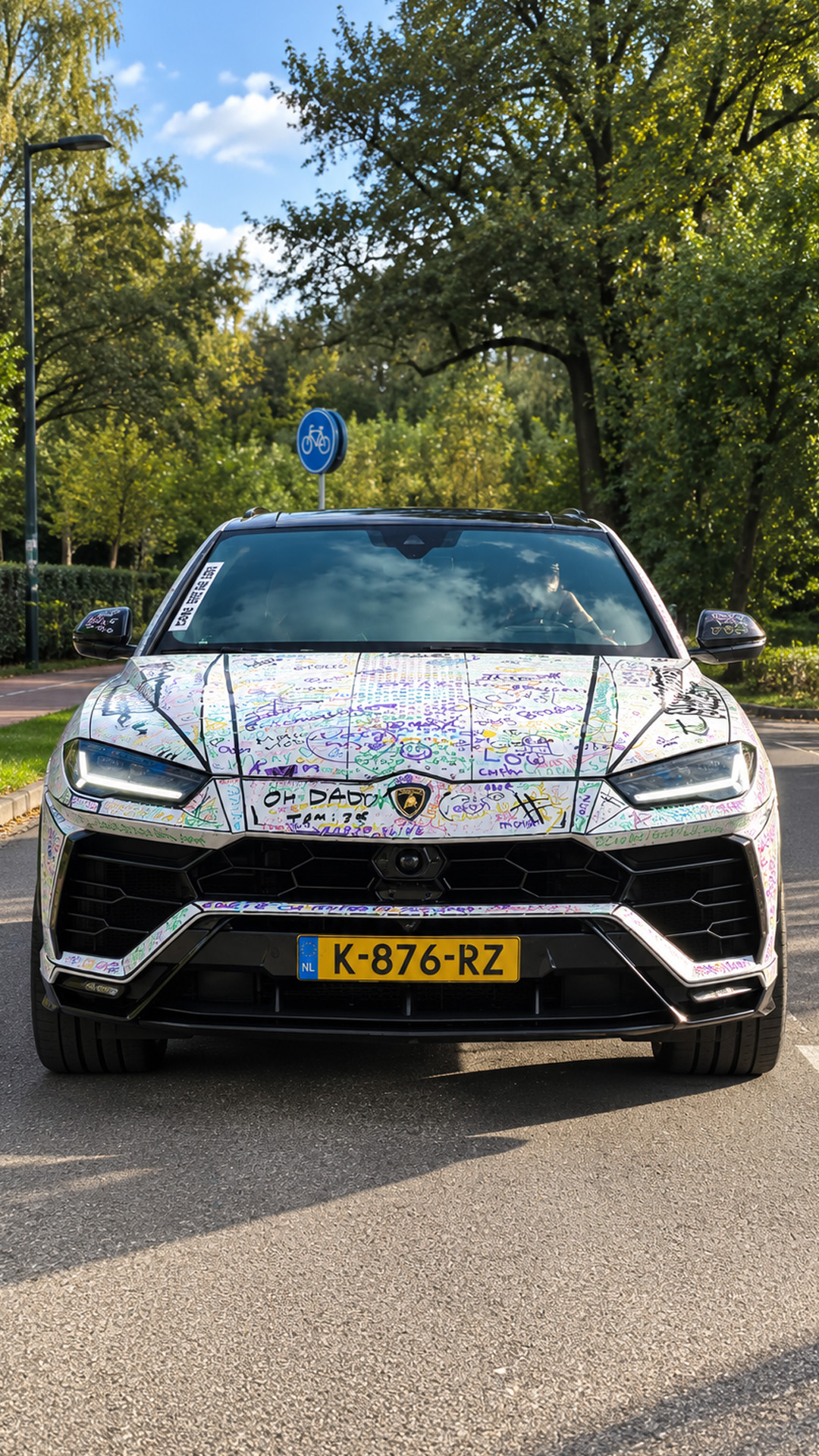 Custom exhaust gives the Urus more character