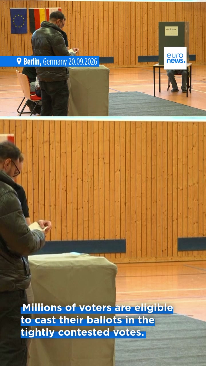 Germans head to the polls in state elections as pressure mounts on Merz