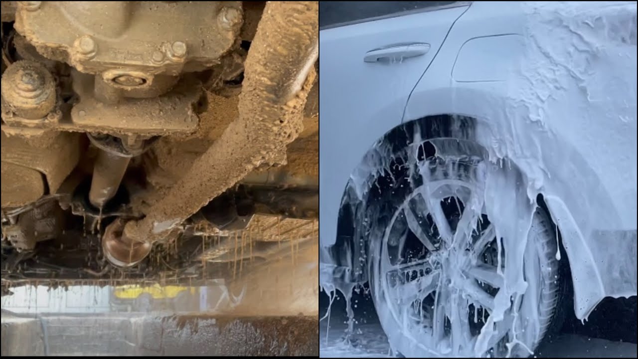 Cleaning a MUDDY KIA! How to wash Dirty Car with high pressure? Deep Clean
