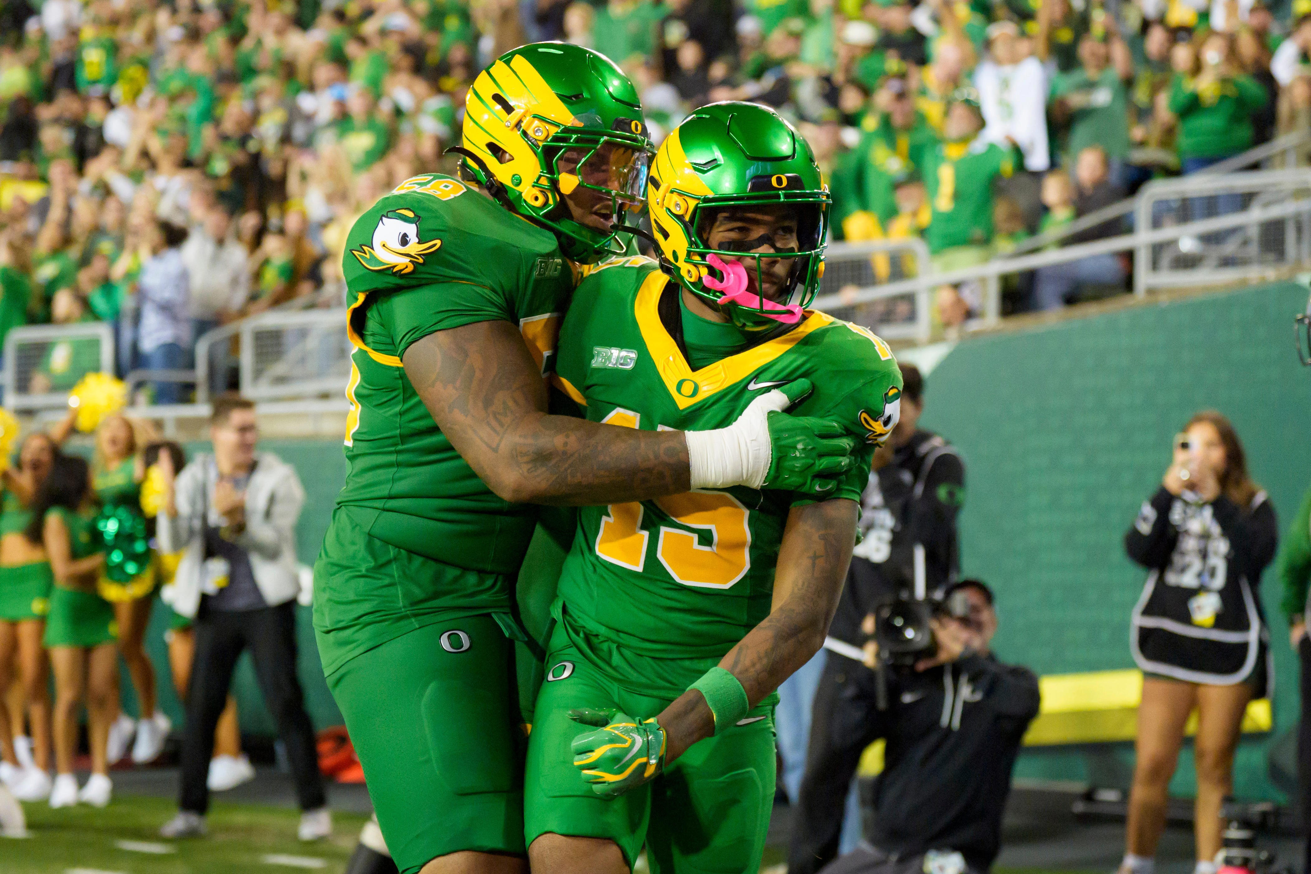 Oregon availability report: Ducks' WR Messiah Hampton ruled out