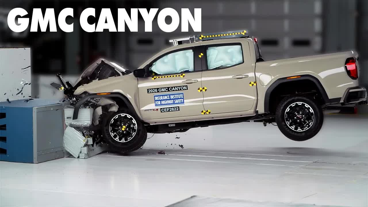 2026 GMC Canyon's poor performance in crash tests