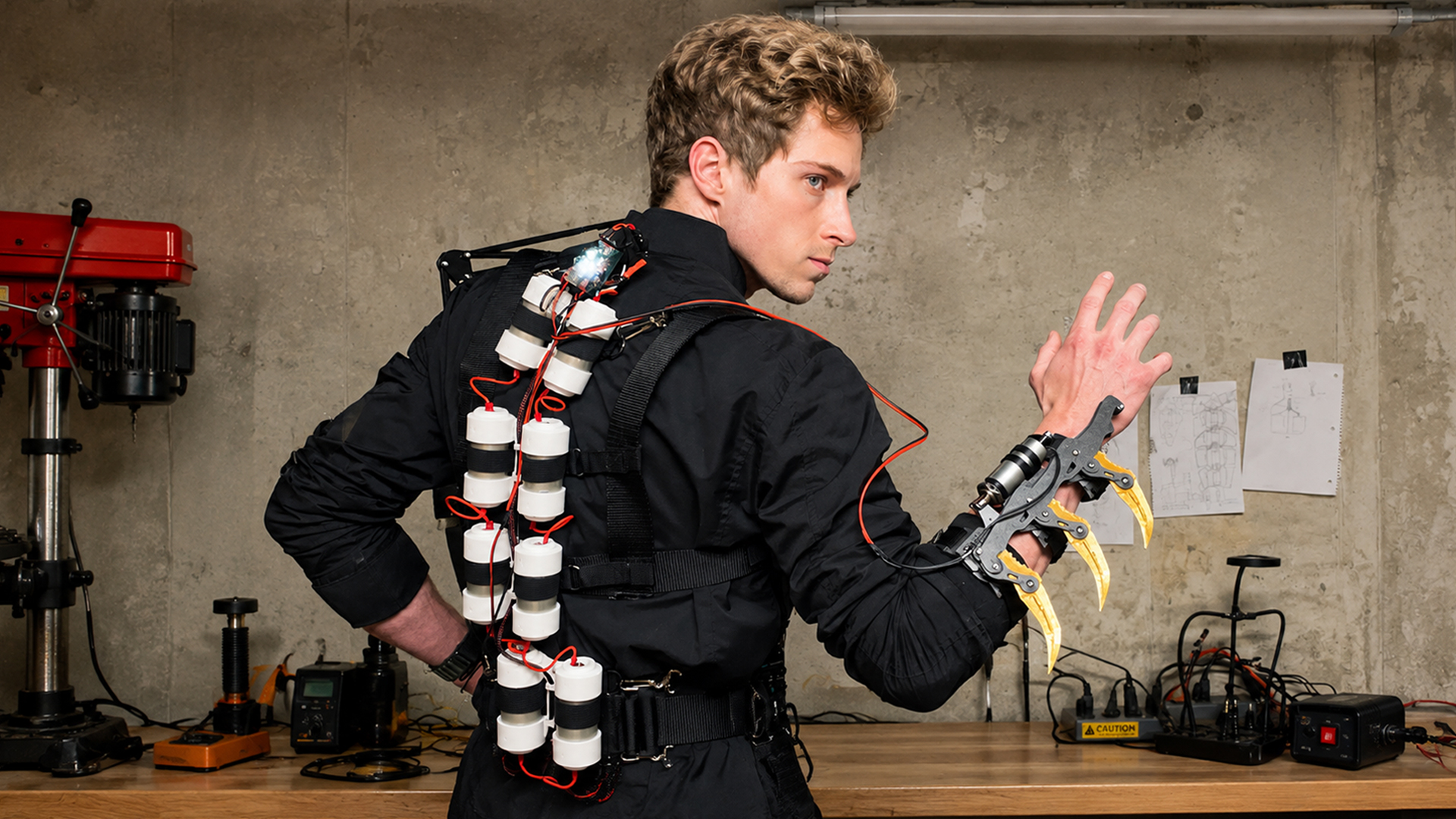 Tactical combat armor protected by redundant backup power systems