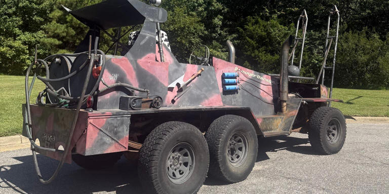 You'll be a true road warrior in this 'Humungus machine'