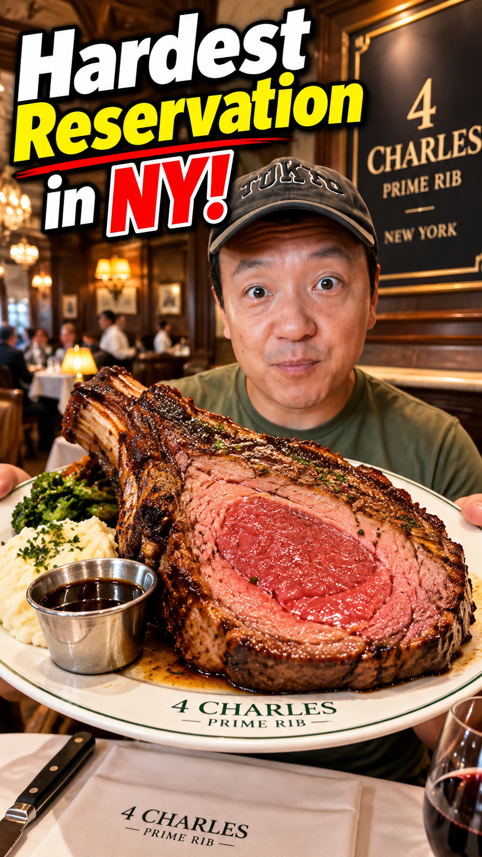 The hardest reservation in New York City is this prime rib restaurant!