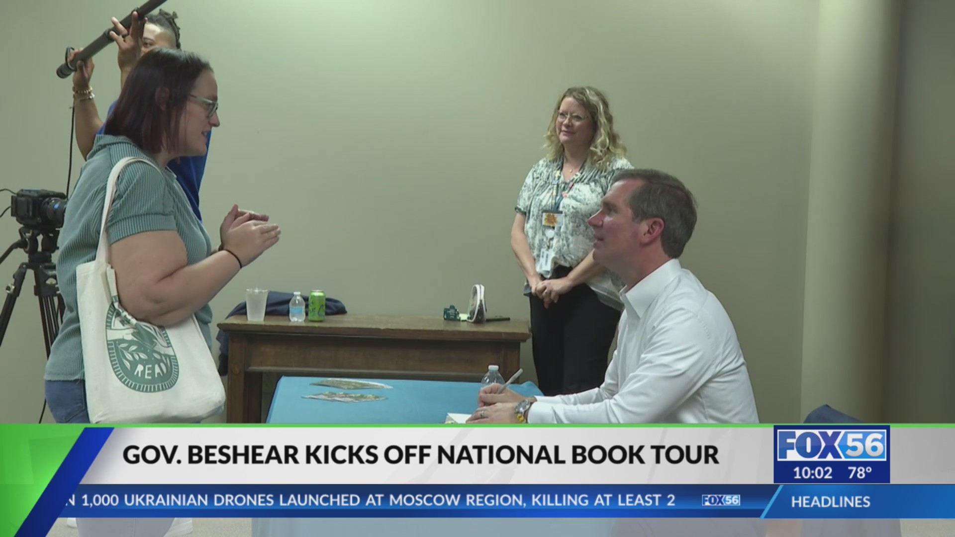 Gov. Andy Beshear kicks off national book tour in Lexington
