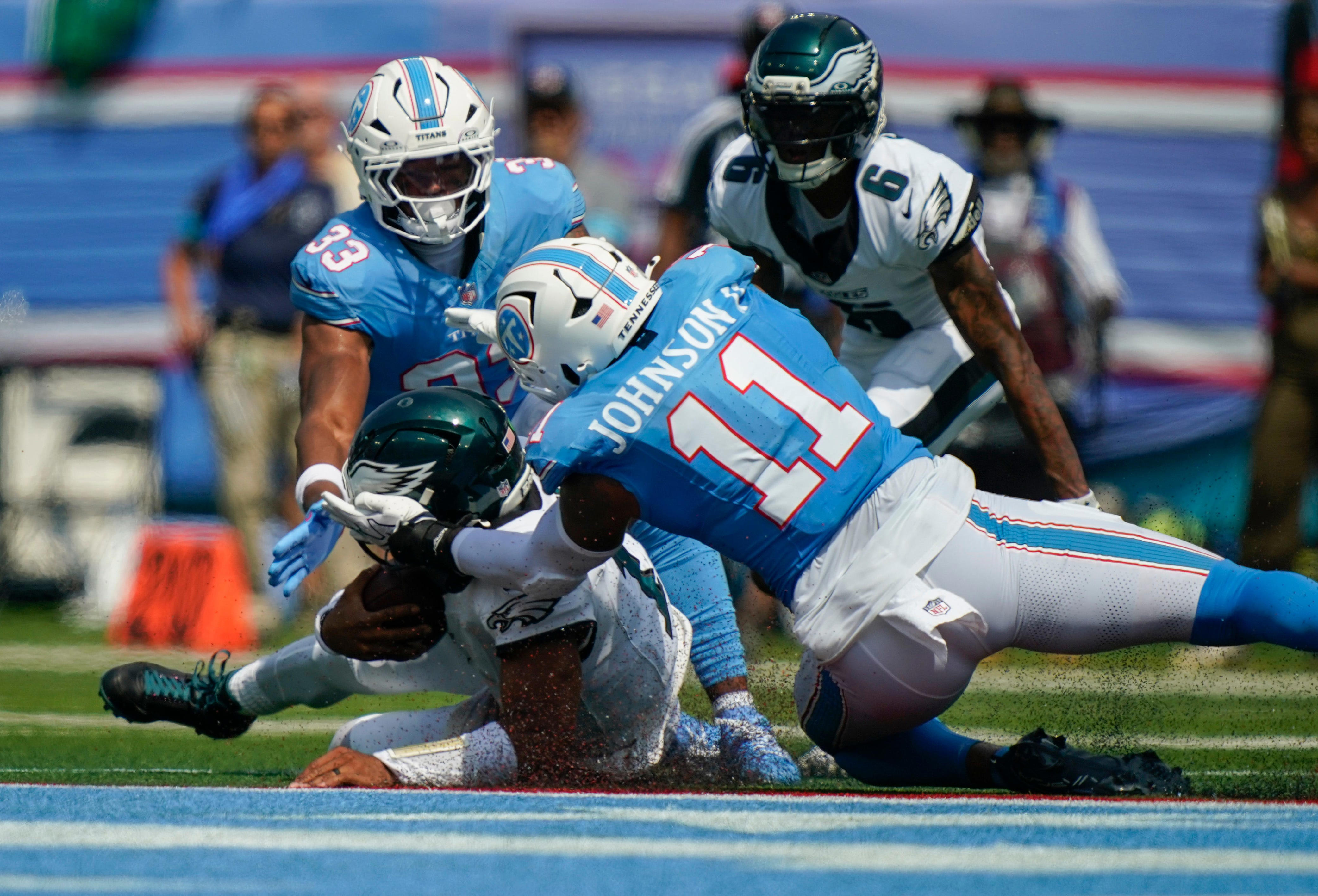 Titans LB Cedric Gray relives 'freak' UTV accident after first NFL game ...