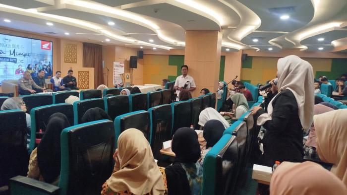 Ngopi sambil cari aman, Indako sapa mahasiswa Sumut