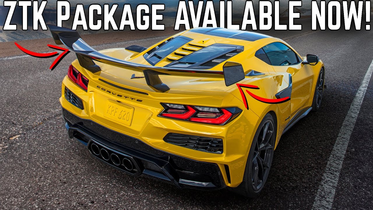 Breaking news! The C8 Corvette ZR1 can now be ordered with the ZTK and ...