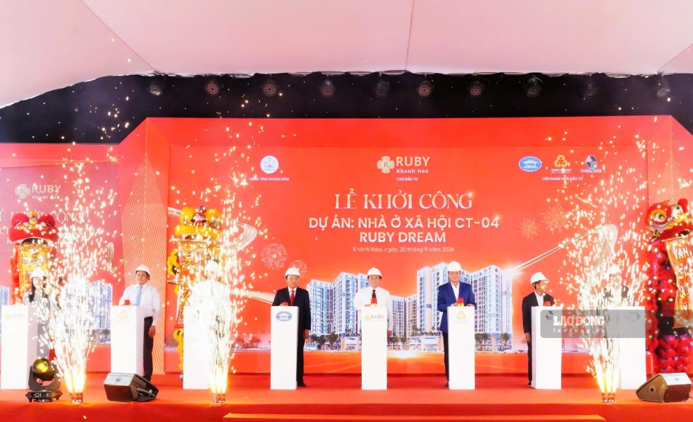 Thêm dự án nhà ở xã hội nghìn tỉ đồng khởi công ở Nam Nha Trang