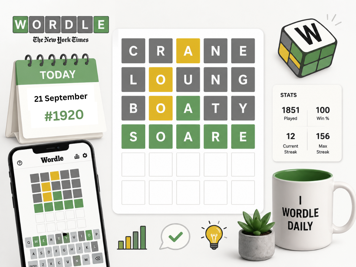 NYT Wordle today, September 21: Get smart hints, clues, answers ...