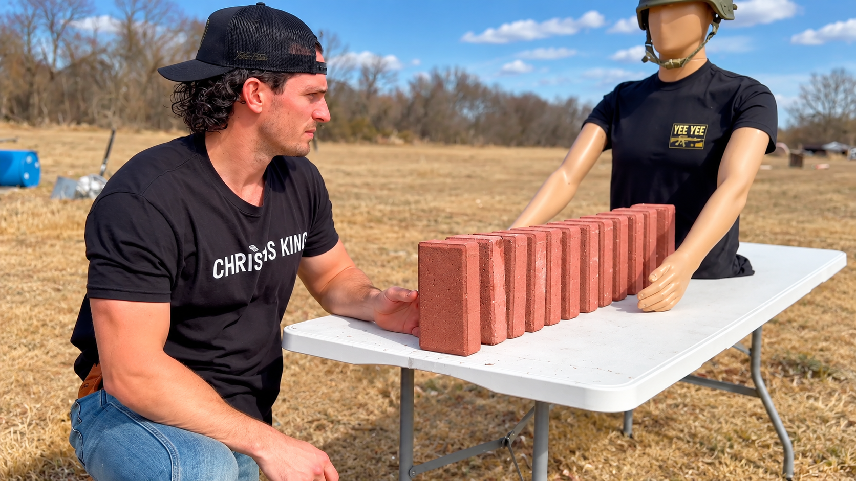 How many bricks does it take to stop a bullet?