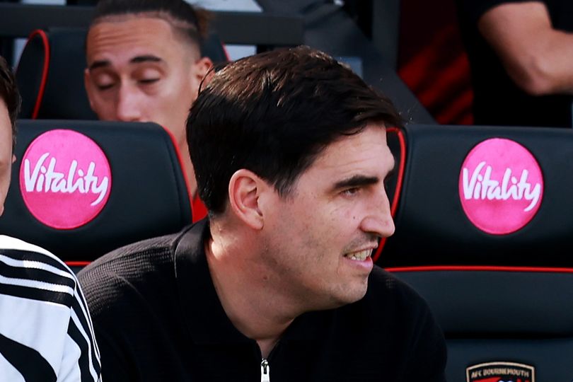 Andoni Iraola before Bournemouth 0-1 Liverpool.