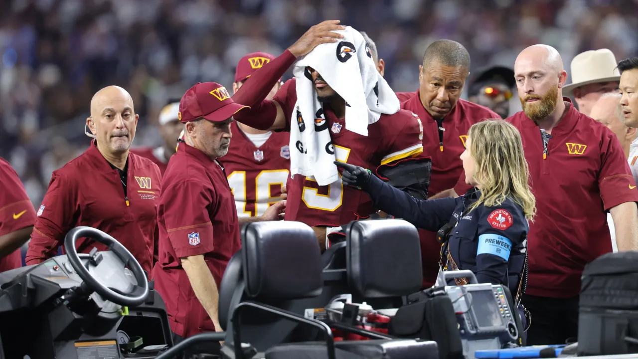 Jayden Daniels elbow injury history: Inside Commanders QB's arm ...