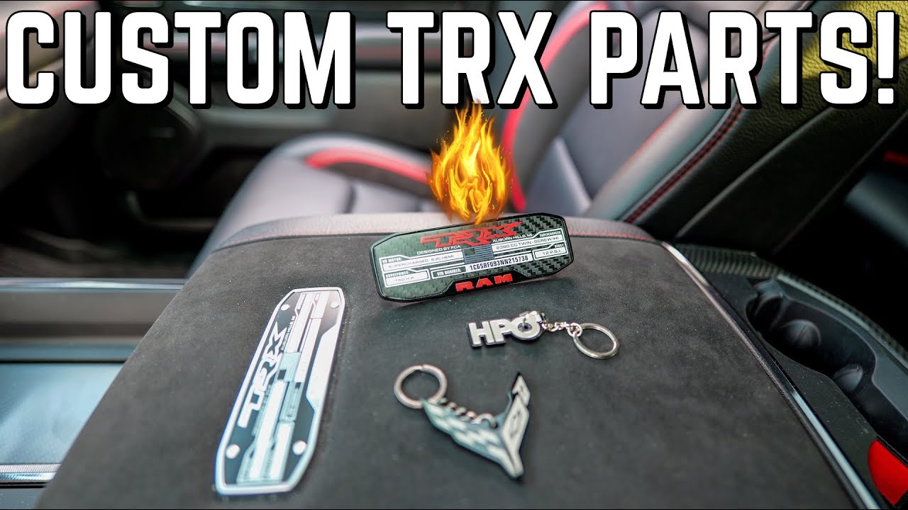 Make your RAM stand out! RAM 1500 TRX custom badges and parts!