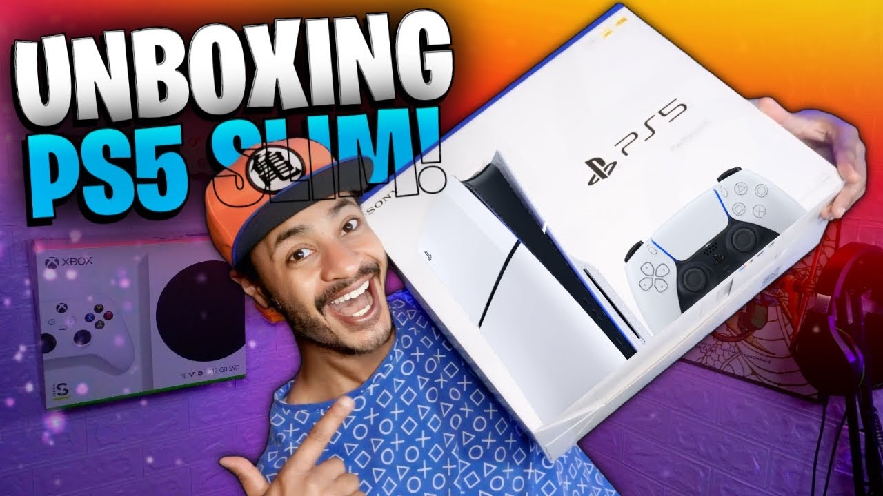 Unboxing PS5 Slim, finalmente consegui comprar!