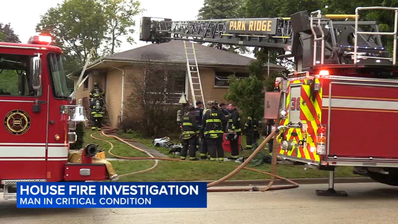 Man critically injured after being rescued from house fire in Park ...