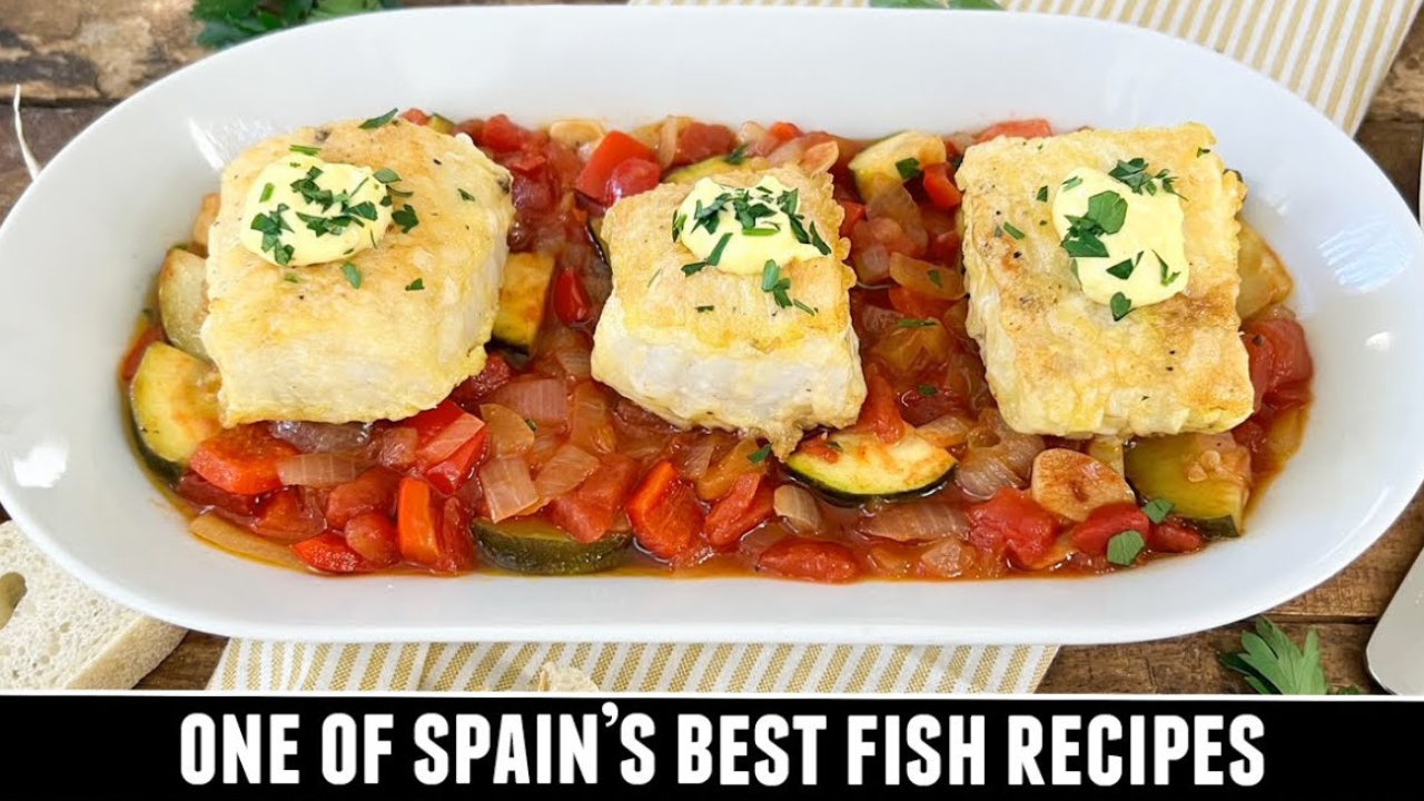 Roman-style fish with easy ratatouille