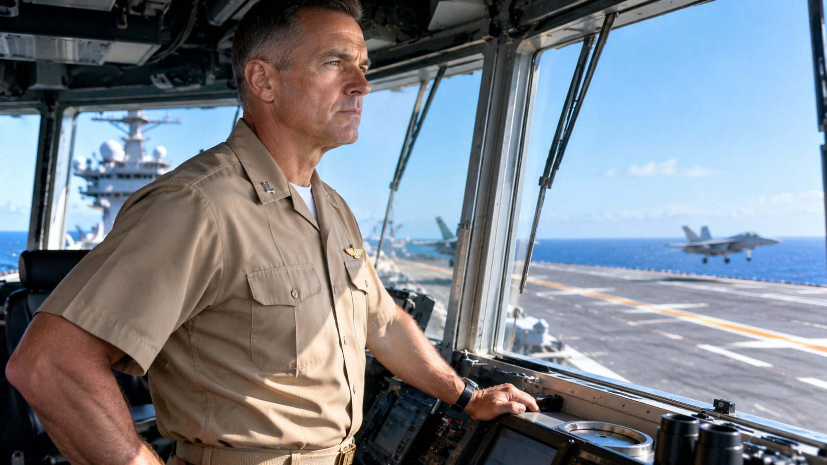 Supercarrier captain’s day - life at the top of USS Gerald R Ford