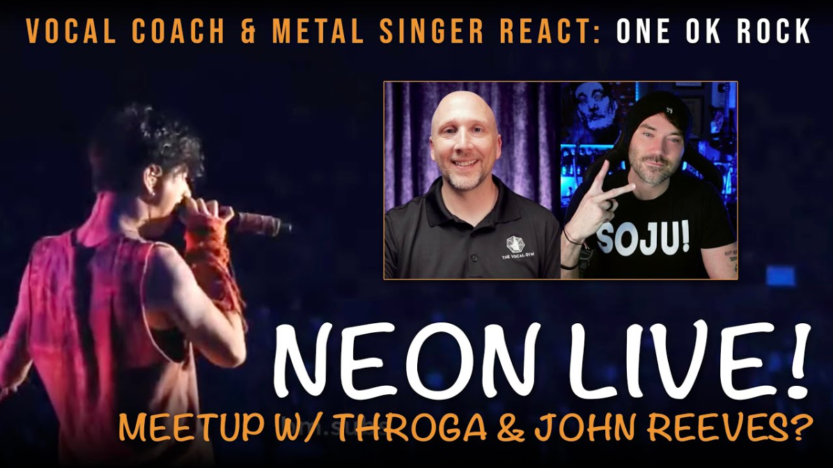 One OK Rock neon live performance vocal coach reaction with John Reeves