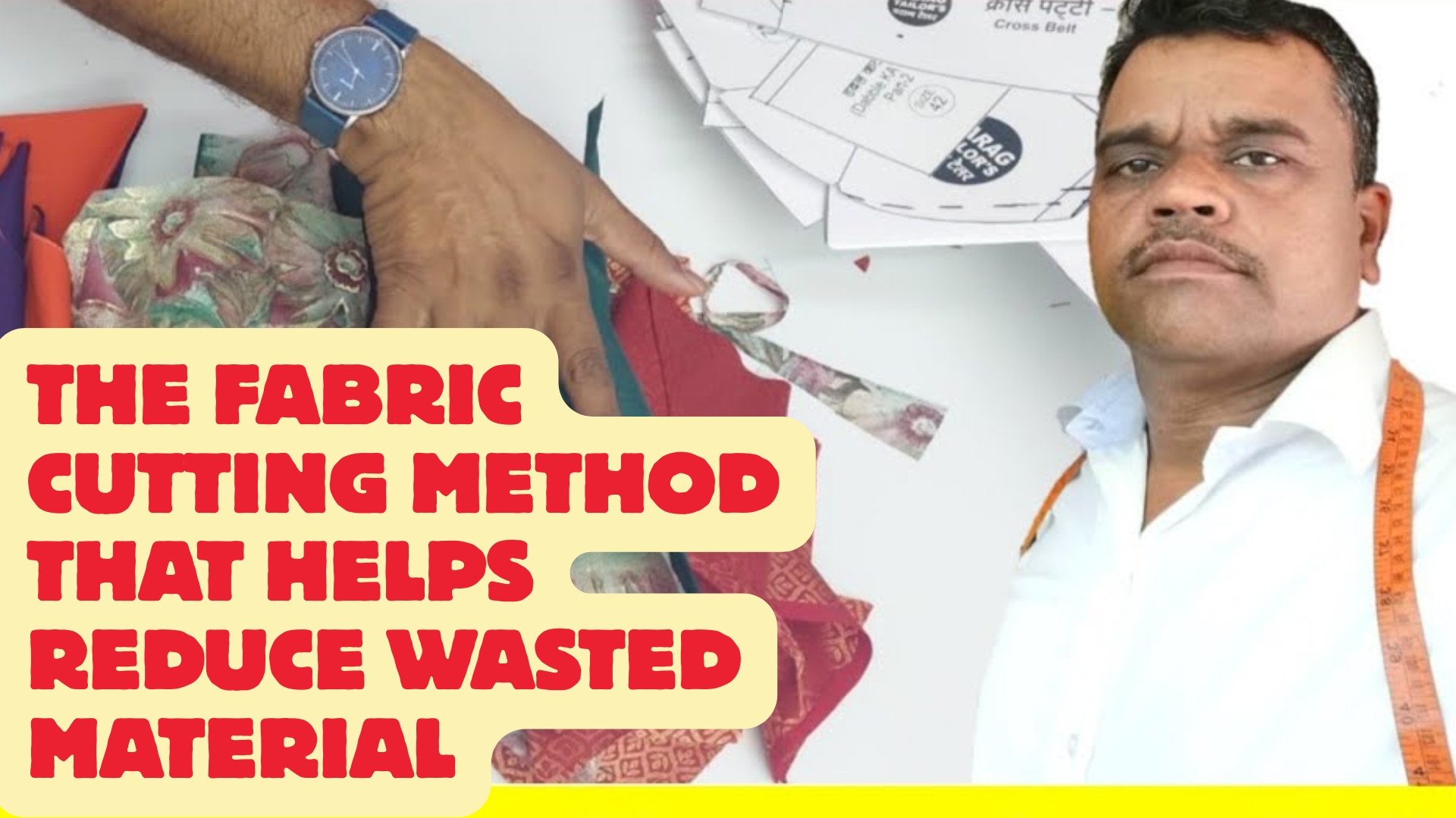 The fabric cutting method that helps reduce wasted material