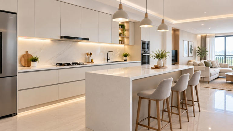छोटी रसोई भी लगेगी बड़ी और खूबसूरत, देखें 4 मॉडर्न open kitchen designs