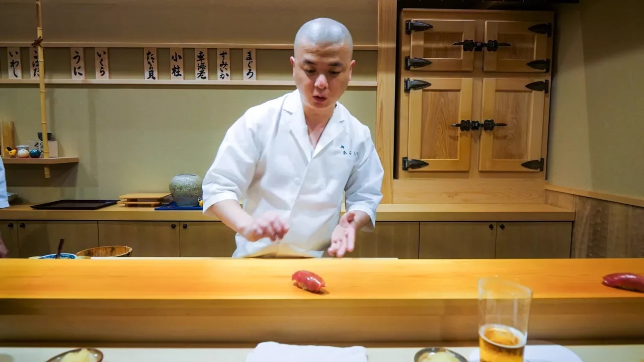 He followed Japan’s best tuna from the auction then ate $300 sushi made ...