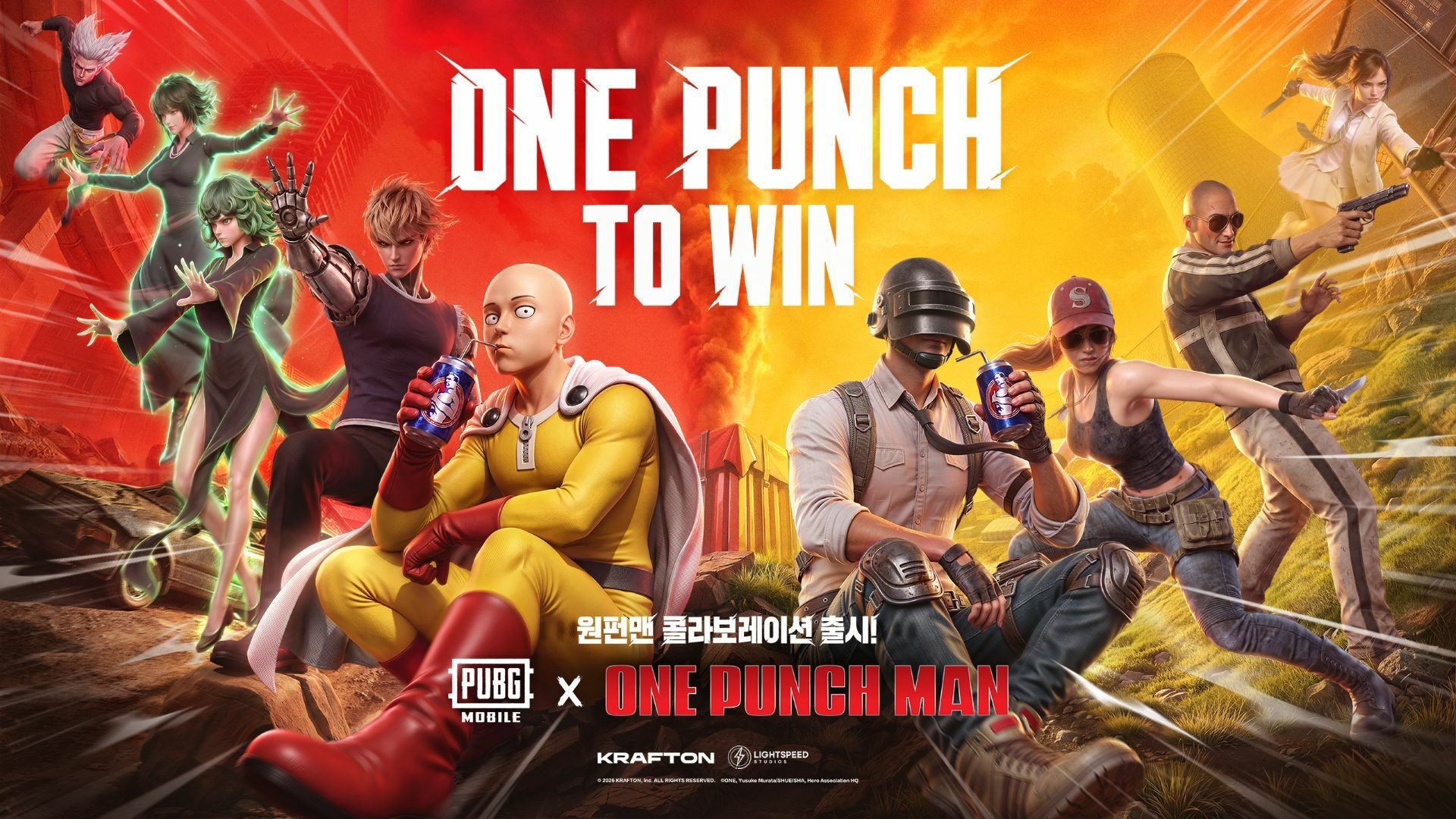 PUBG MOBILE announces collaboration with 'One-Punch Man'