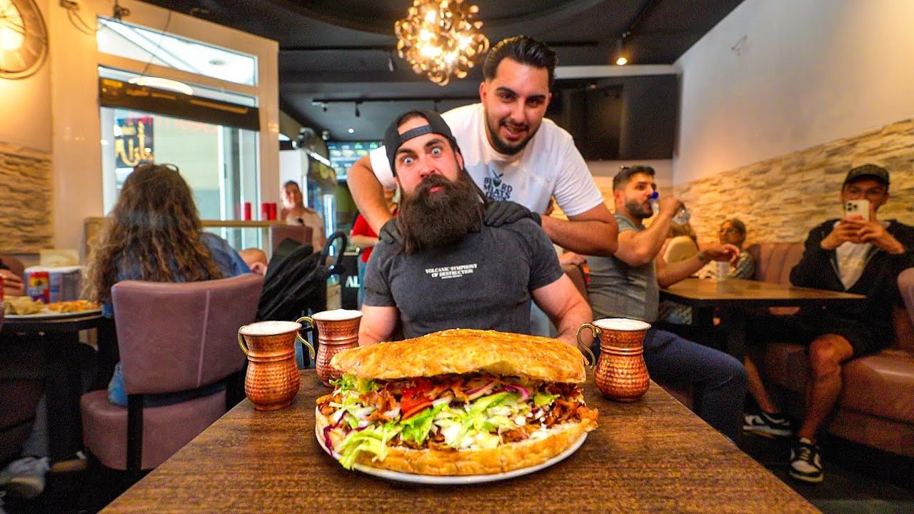 I attempted that viral doner kebab challenge in Germany | BeardMeatsFood