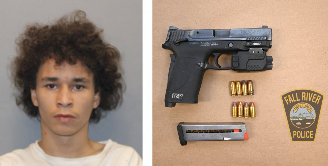 Police find gun in toilet while arresting Fall River shooting suspect