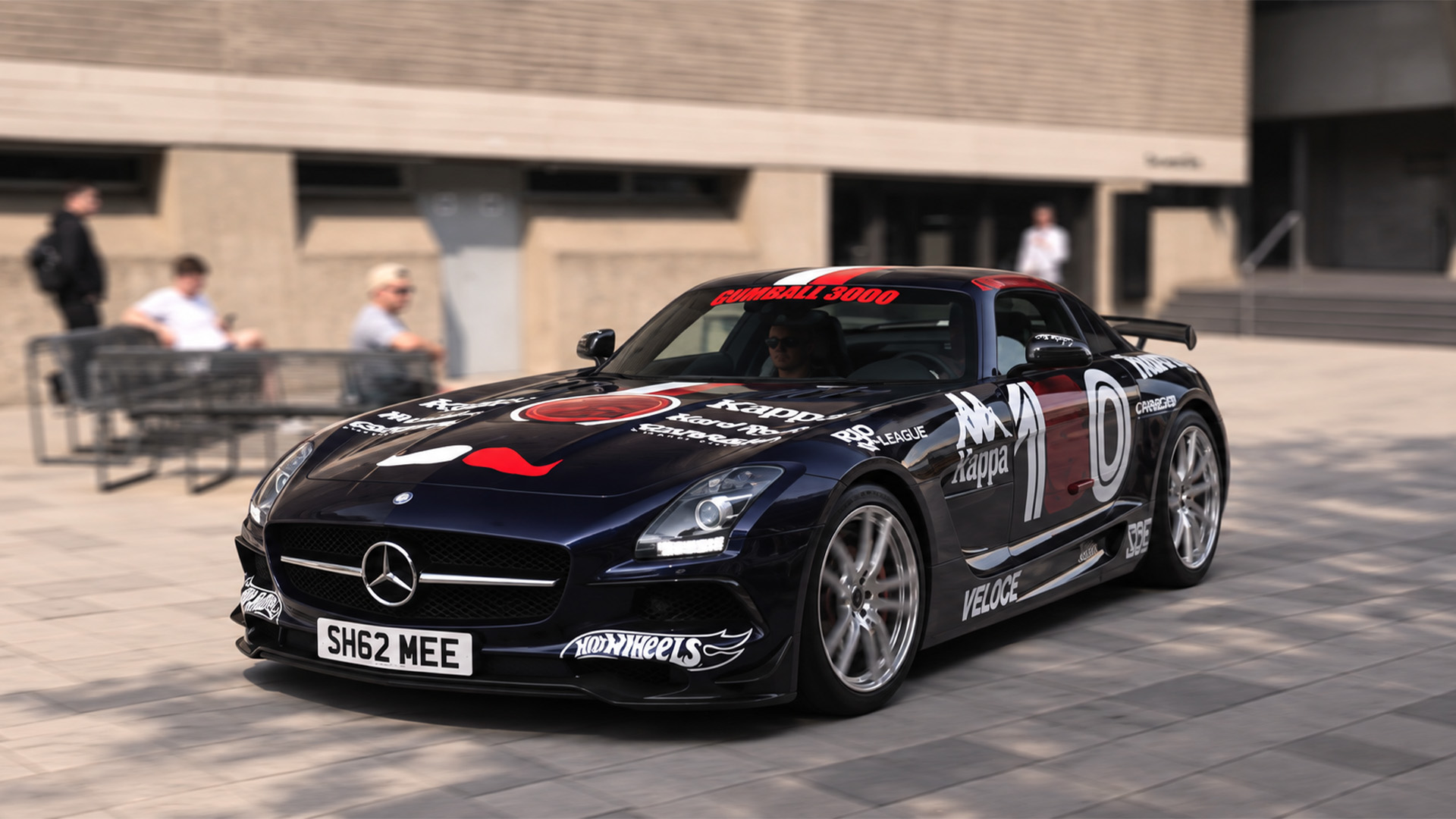 Millionaire rolls out in a Mercedes Benz with rally details