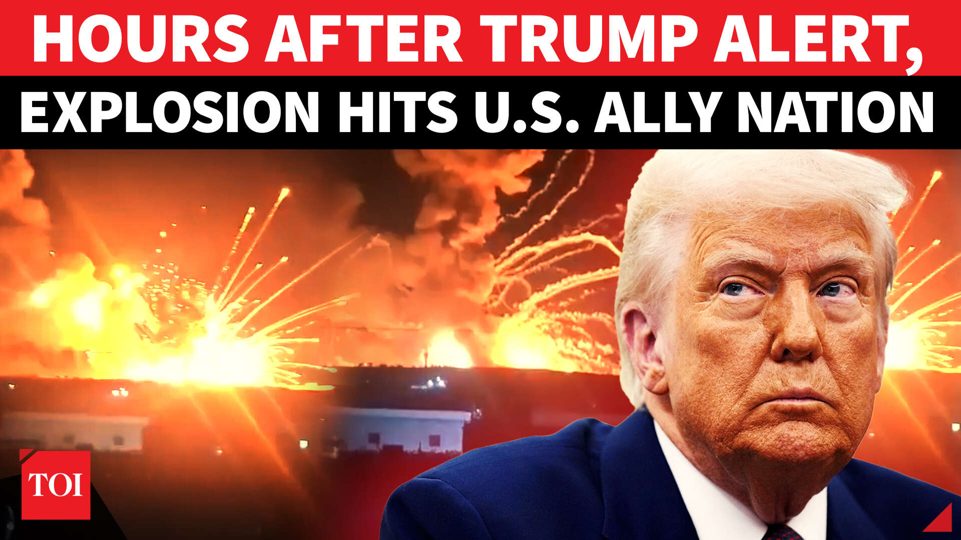 Huge fireball as massive blasts rock ammunition depot in southern ...