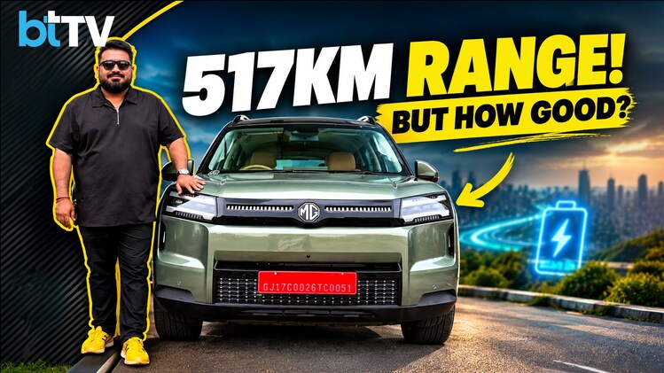 MG Hector Tomahawk EV review | 517km range, 7 seats, performance & ride ...