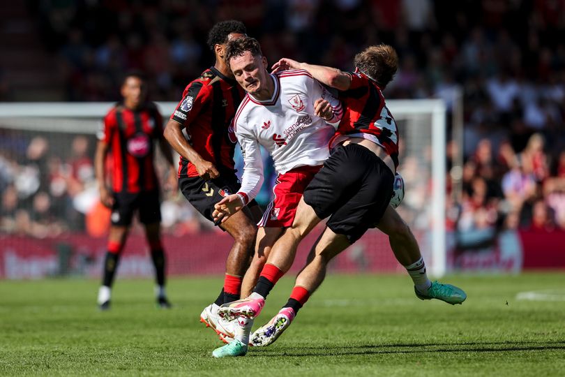 Florian Wirtz during Liverpool's win over Bournemouth