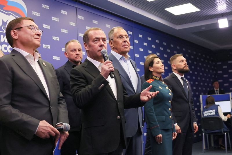 Russia's ruling pro-Putin party wins wartime election with over 57% of ...
