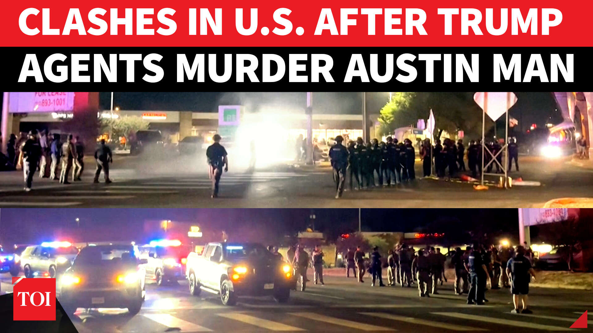 Texas riots: Austin explodes in clashes after ICE shoots dead ...
