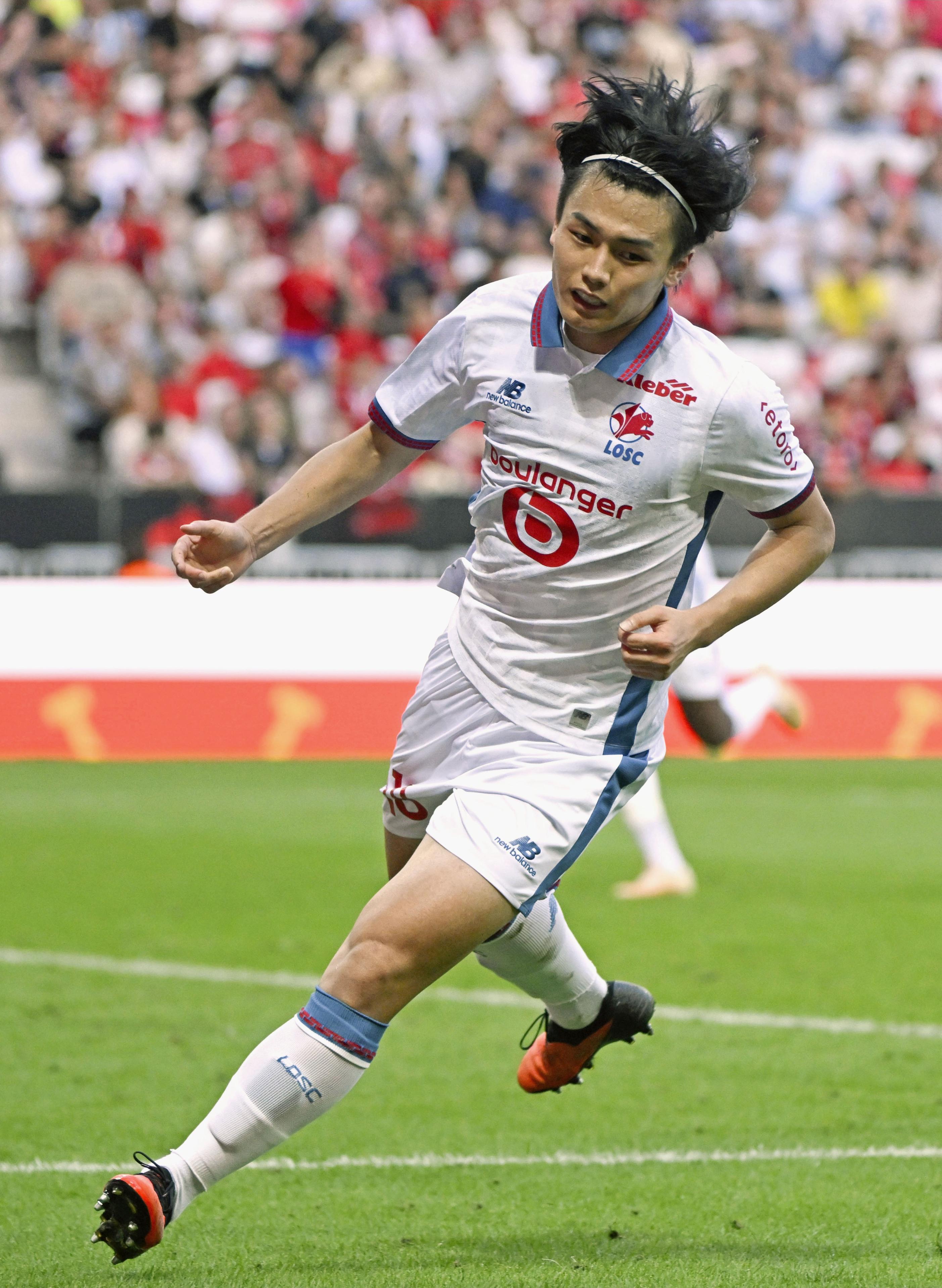 In-form Ueda scores for Lille in loss to Nice