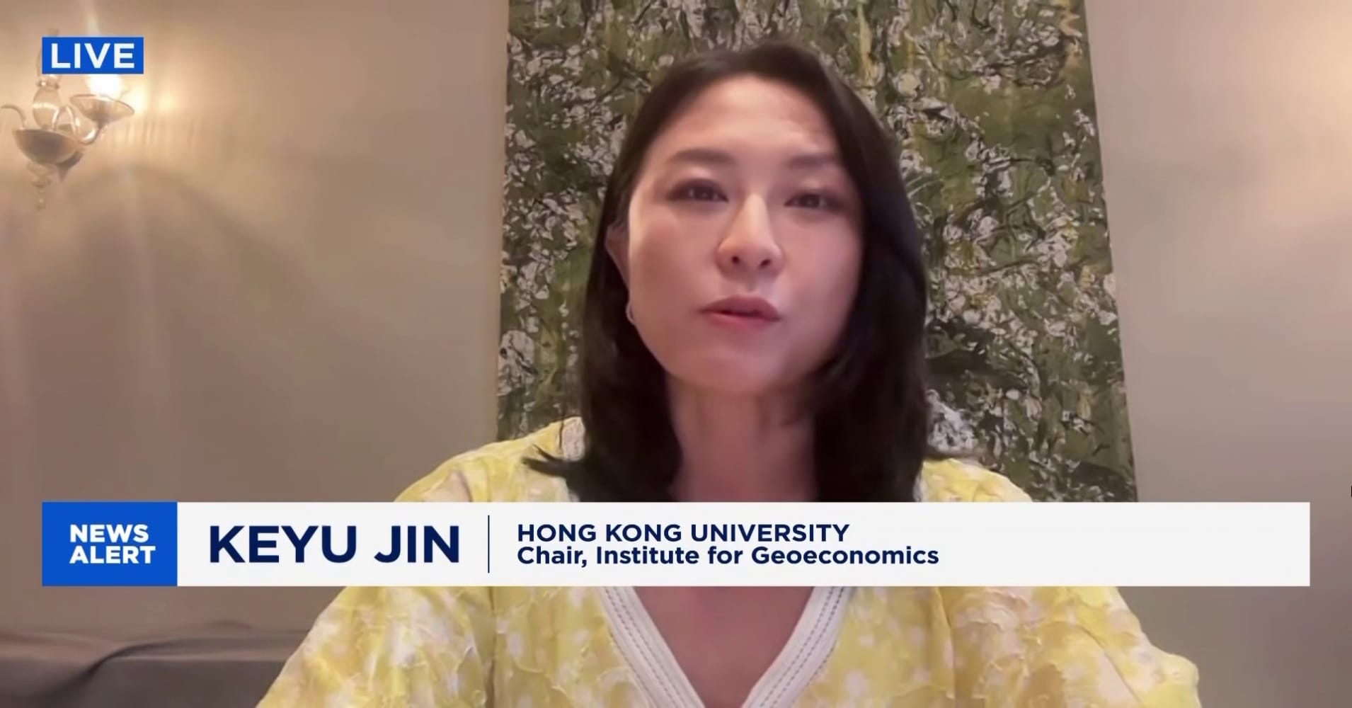 Keyu Jin: US and China going from strategic competition to strategic ...