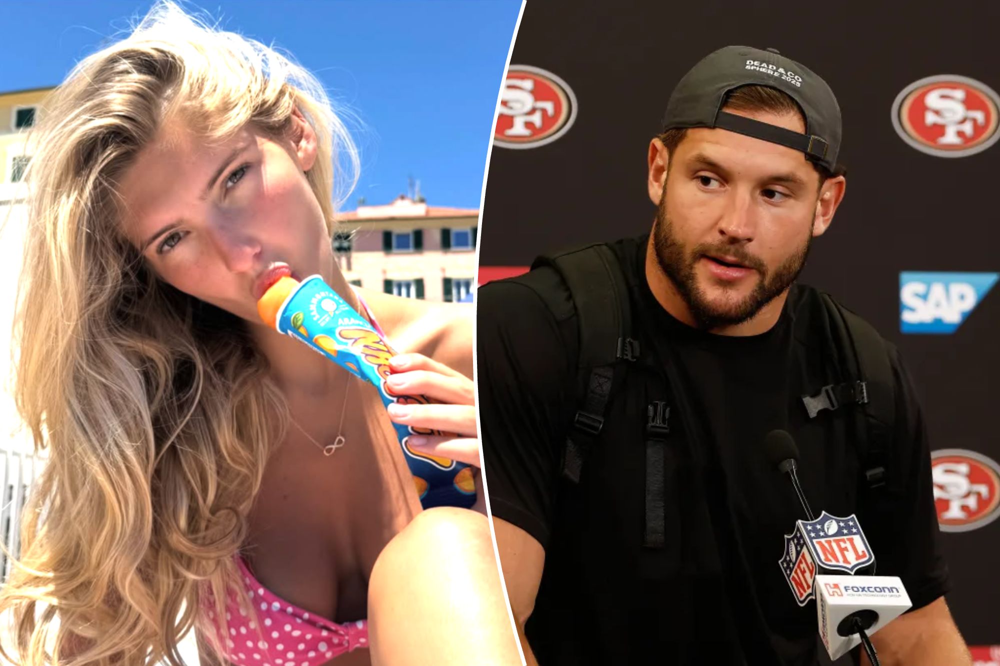 Nick Bosa’s model girlfriend Ella brought runway look to 49ers home opener