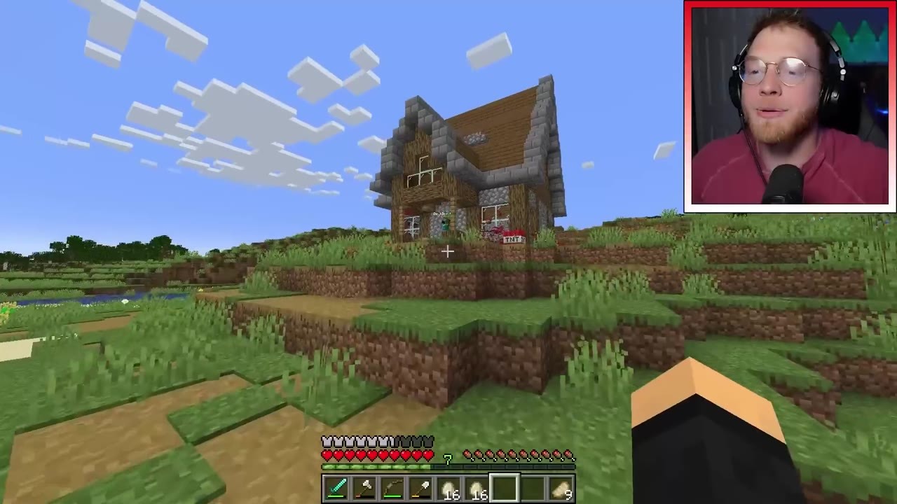 A Minecraft player adds the Locust mod after friends destroy his house