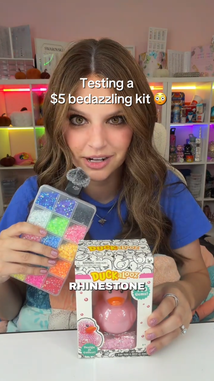 Testing a simple bedazzling kit on everyday items