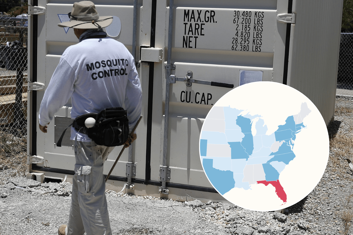 Map shows dengue fever cases as Florida declares state of emergency